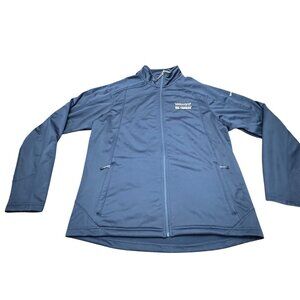 Eddie Bauer Jacket Women XL Blue Promo Trail Soft Shell Jacket Full Zip